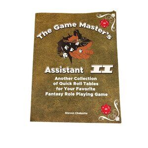 The Game Master's Assistant II: Quick Roll Tables For Fantasy Role Playing Games